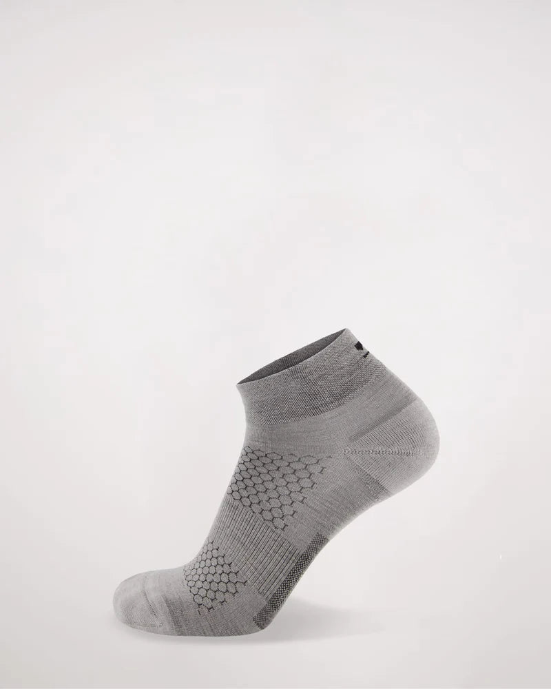Mons Royale Unisex Atlas Merino Ankle Sock Logo