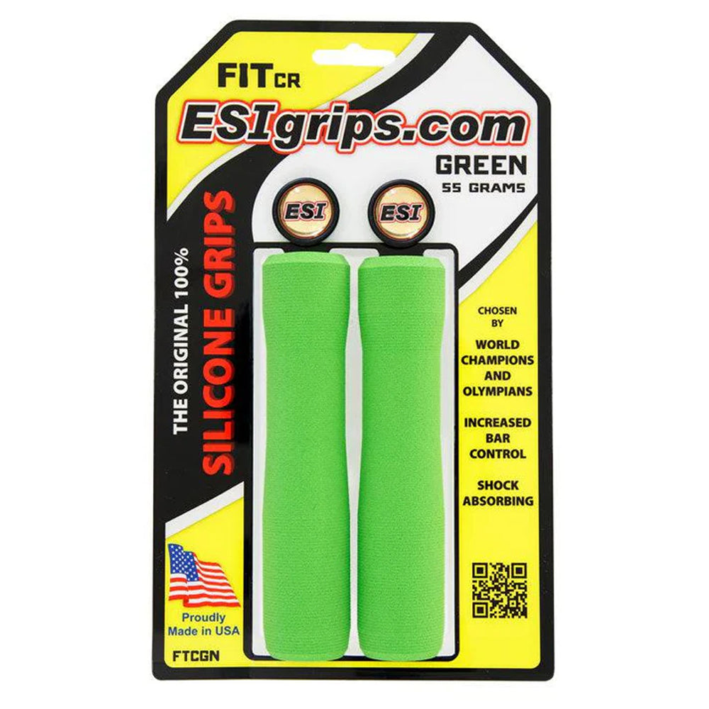 ESI Grips MTB FIT CR (Chunky, Racer's Combo) Green
