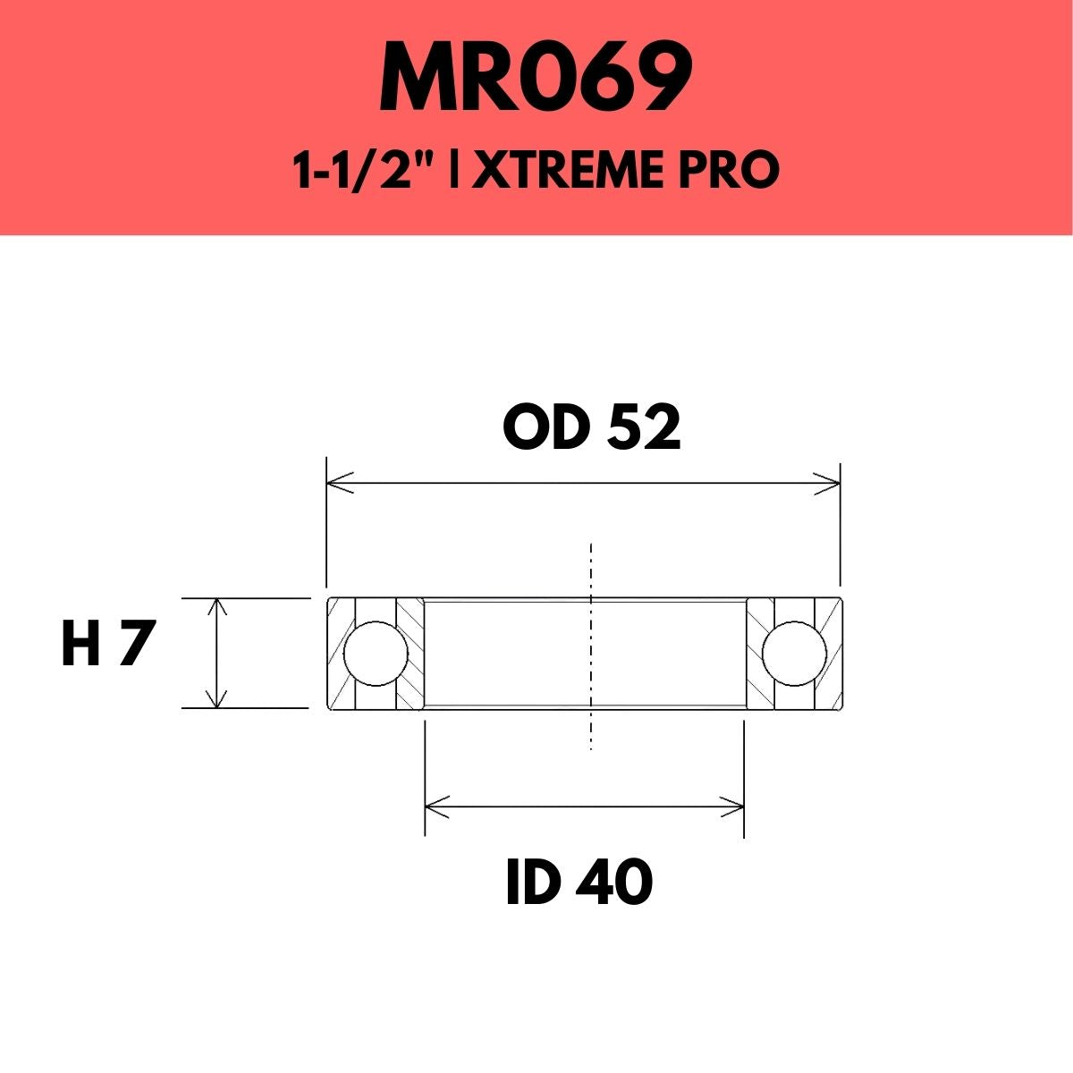 FSA Angular Contact Bearing TH-070R