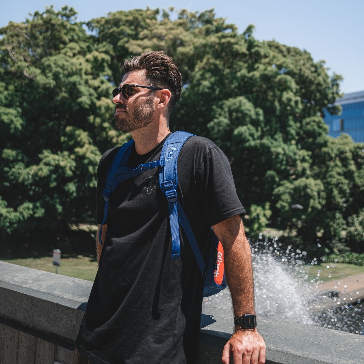 ALBEK - DUDLEY BACKPACK - POSEIDON BLUE