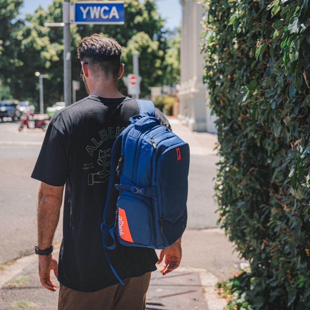 ALBEK - DUDLEY BACKPACK - POSEIDON BLUE