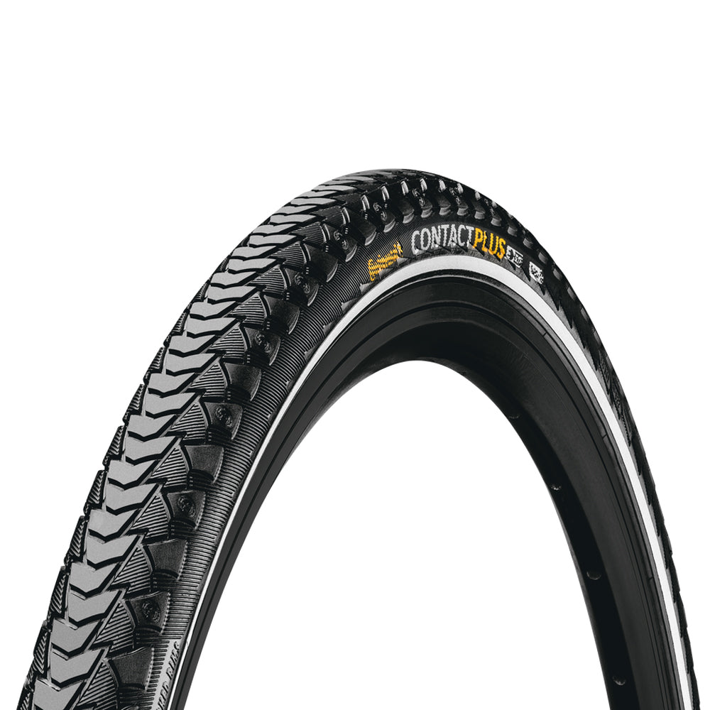 Continental Contact Plus Wire Bead Tyre 700 x 47 Black / Black Reflex E50