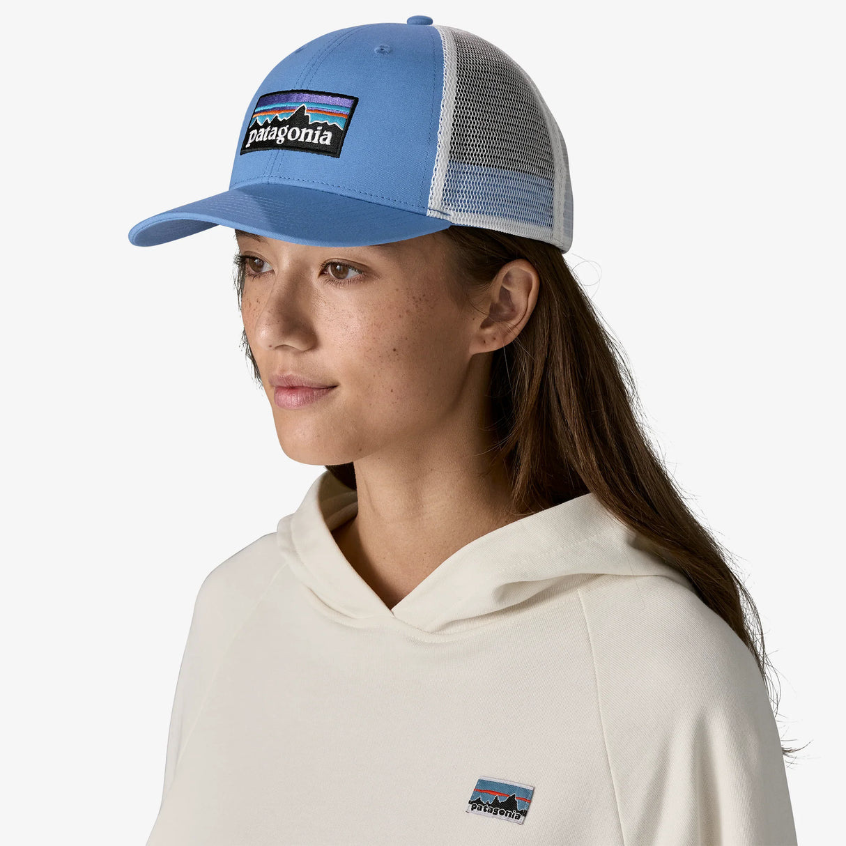 Patagonia P-6 Logo LoPro Trucker Hat Abundant Blue