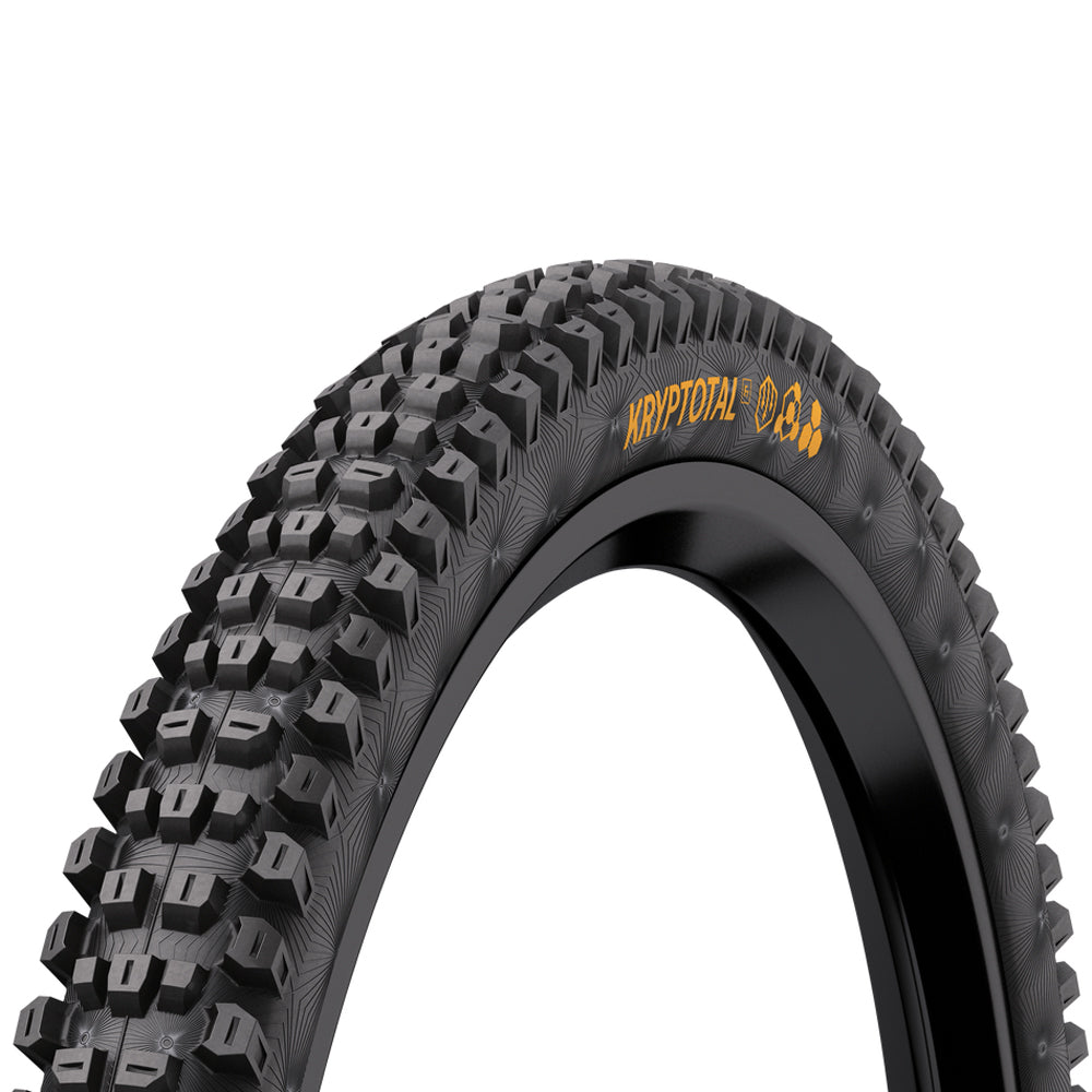 Continental Kryptotal Front Tubeless Ready Enduro Single Casing Folding Tyre 26" x 2.40 Soft Compound E25 Black