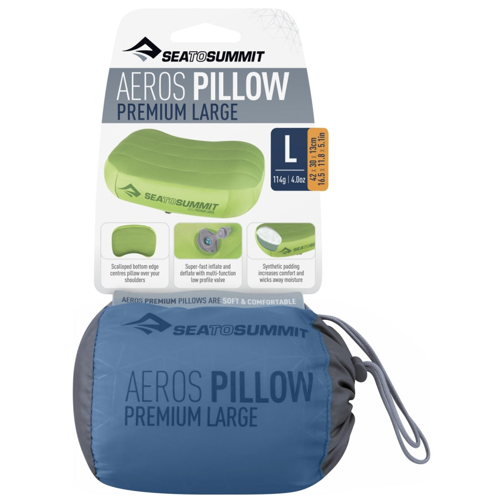 Sea to Summit Aeros Premium Pillow Navy