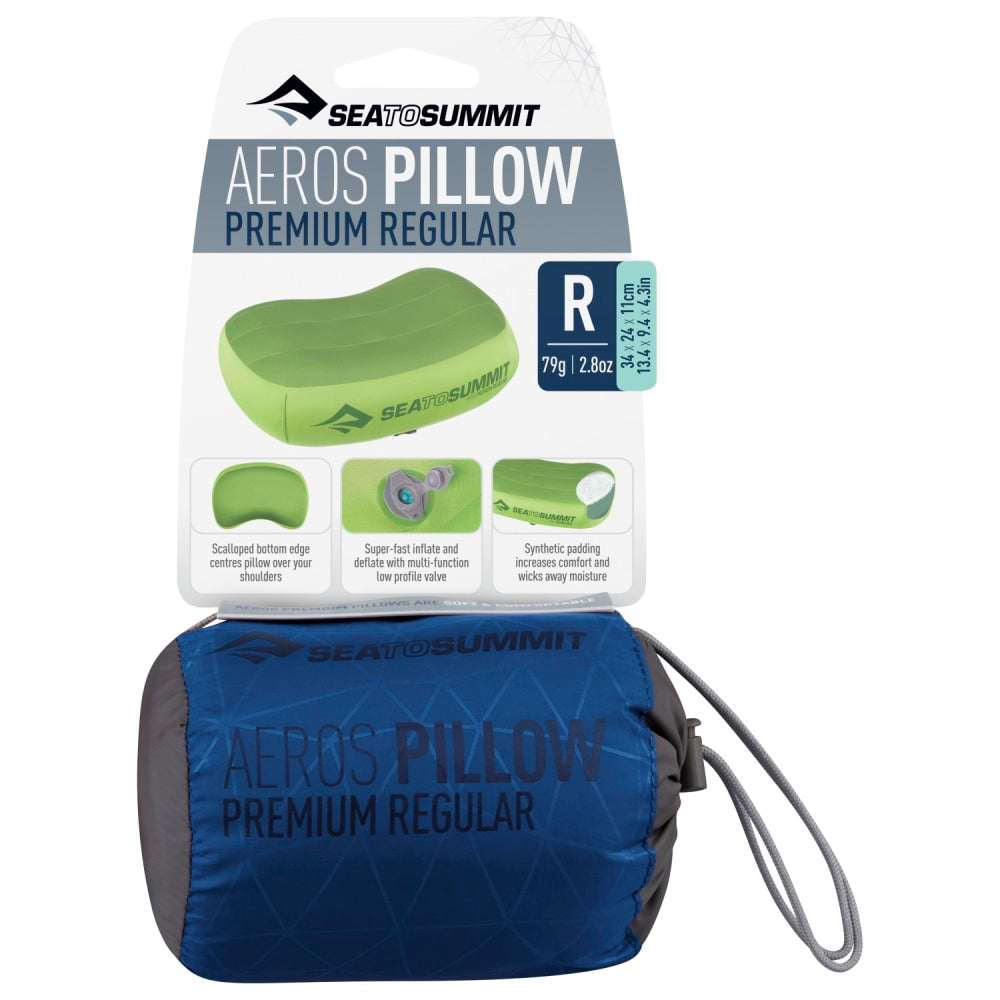 Sea to Summit Aeros Premium Pillow Navy