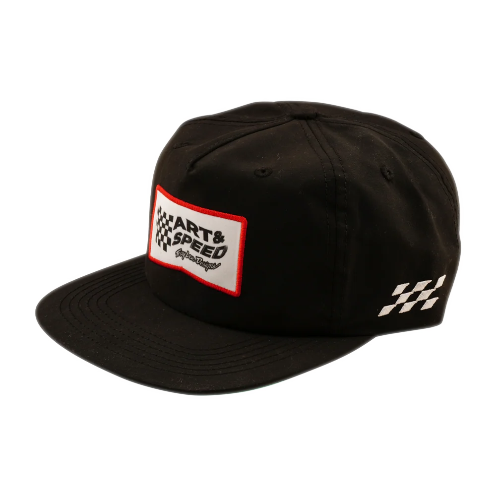 Troy Lee Designs Winners Circle Unstructured Hat Black