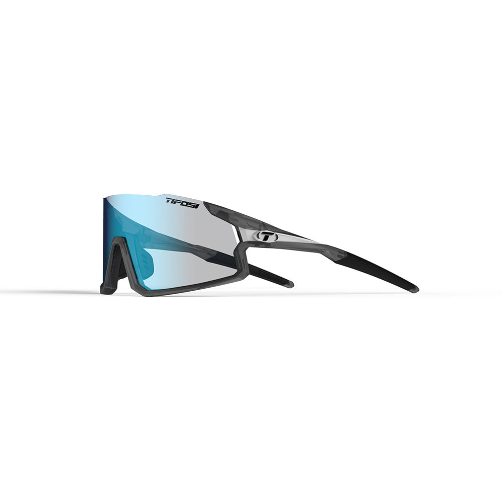Tifosi Stash Sunglasses Matte Smoke with Clarion Blue Fototec Lens
