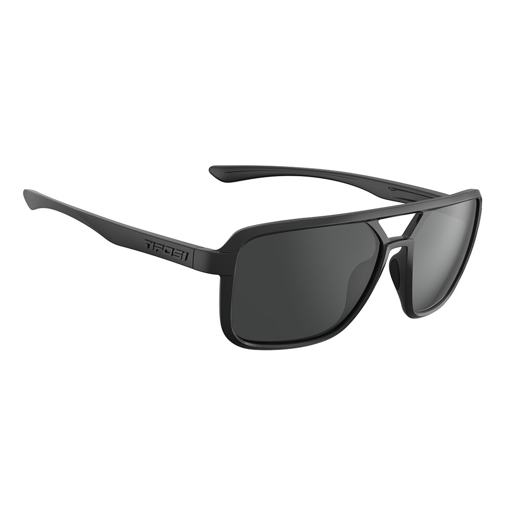 Tifosi Salto Sunglasses Blackout with Smoke Lens