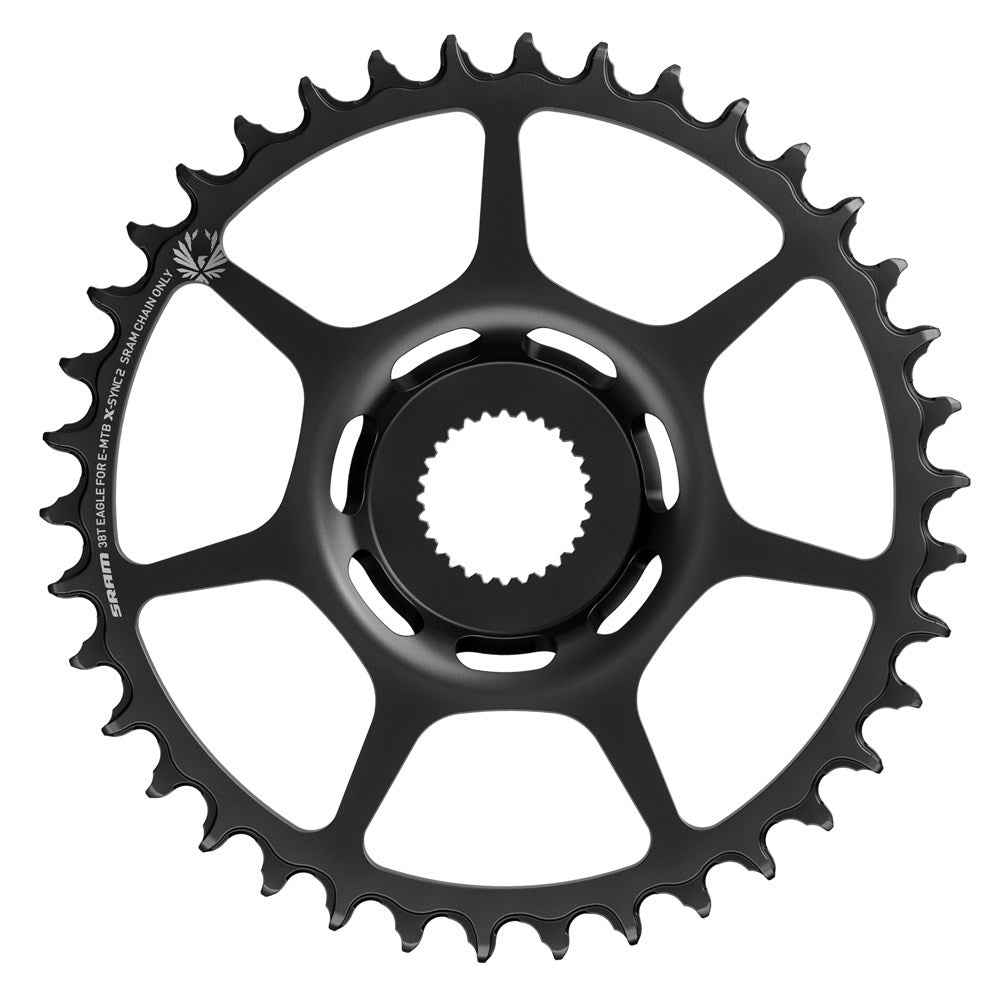 SRAM Chain Ring X-Sync 2 38 Tooth Steel Eagle Bosch Gen4 Direct Mount Black B148