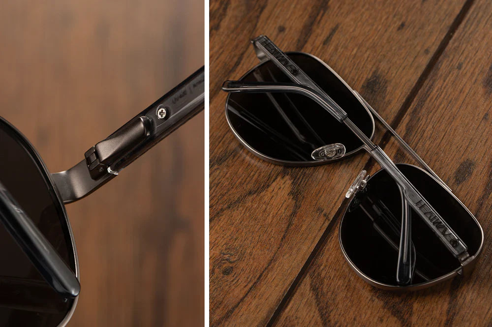 Heat Wave Visual Incline Sunglasses Gun Metal
