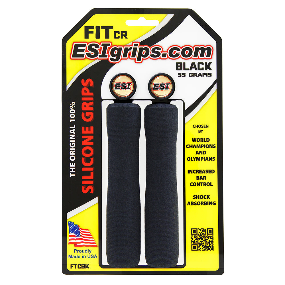 ESI Grips MTB FIT CR (Chunky, Racer's Combo) Black