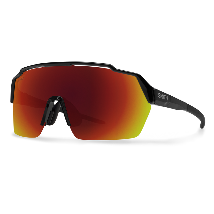 Smith Shift Split Mag Black Flame ChromaPop Red Mirror