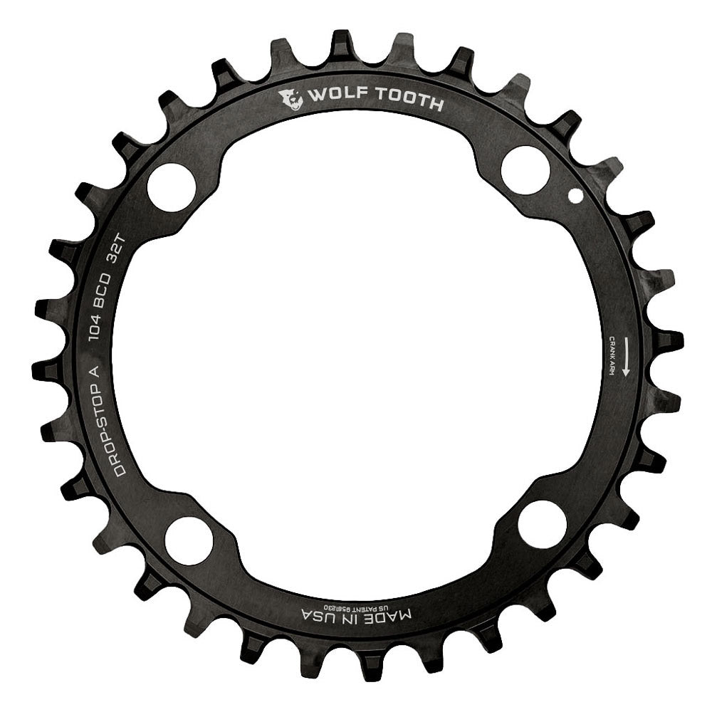 Wolf Tooth 104 BCD Drop-Stop Chainring