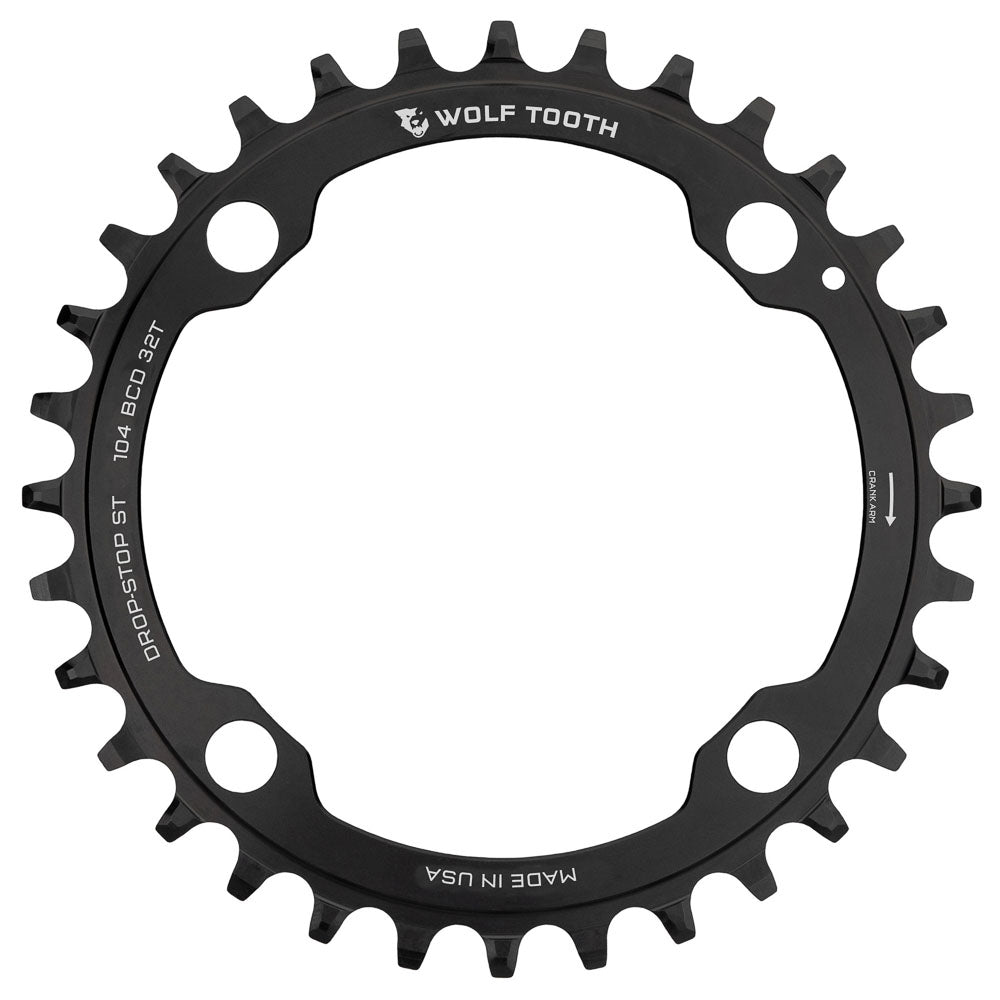 104 BCD Drop-Stop Chainring - Shimano Hg+