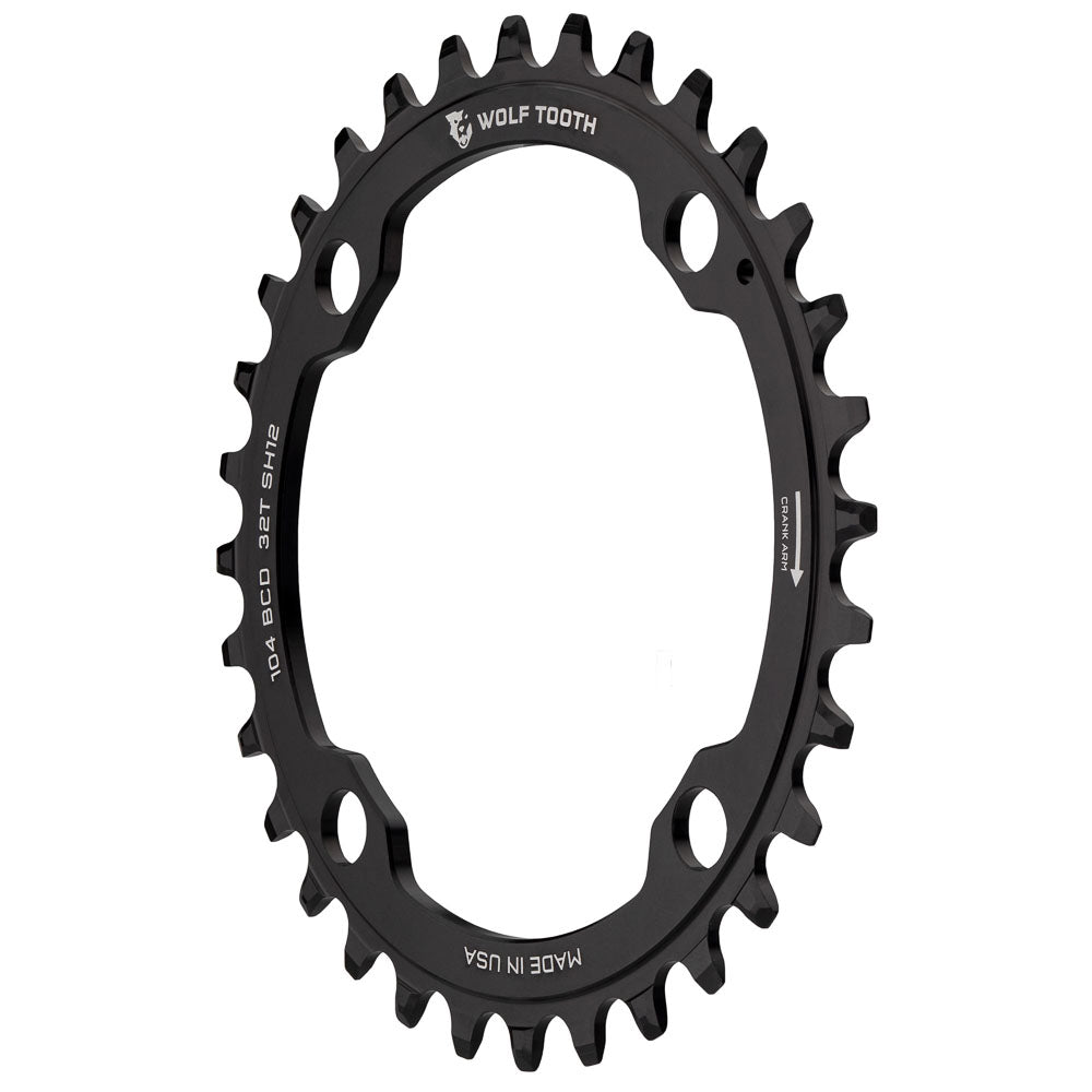 104 BCD Drop-Stop Chainring - Shimano Hg+
