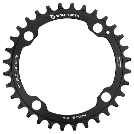 104 BCD Drop-Stop Chainring - Shimano Hg+