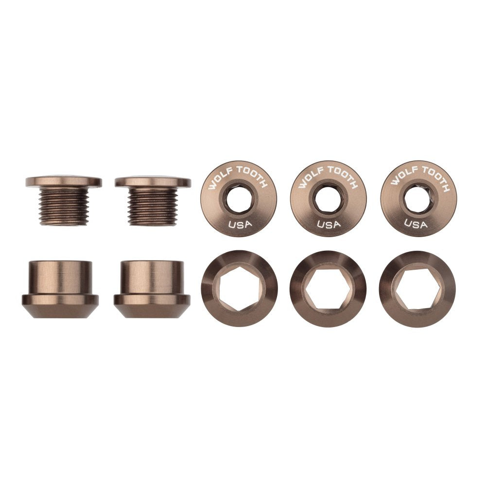 6MM CHAINRING BOLTS FOR 1X - 5PCS