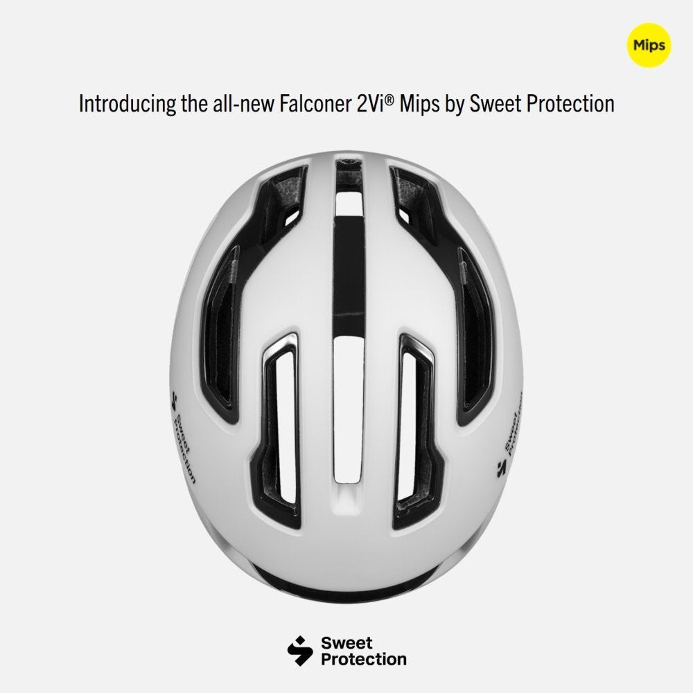 FALCONER 2VI MIPS HELMET - SATIN WHITE