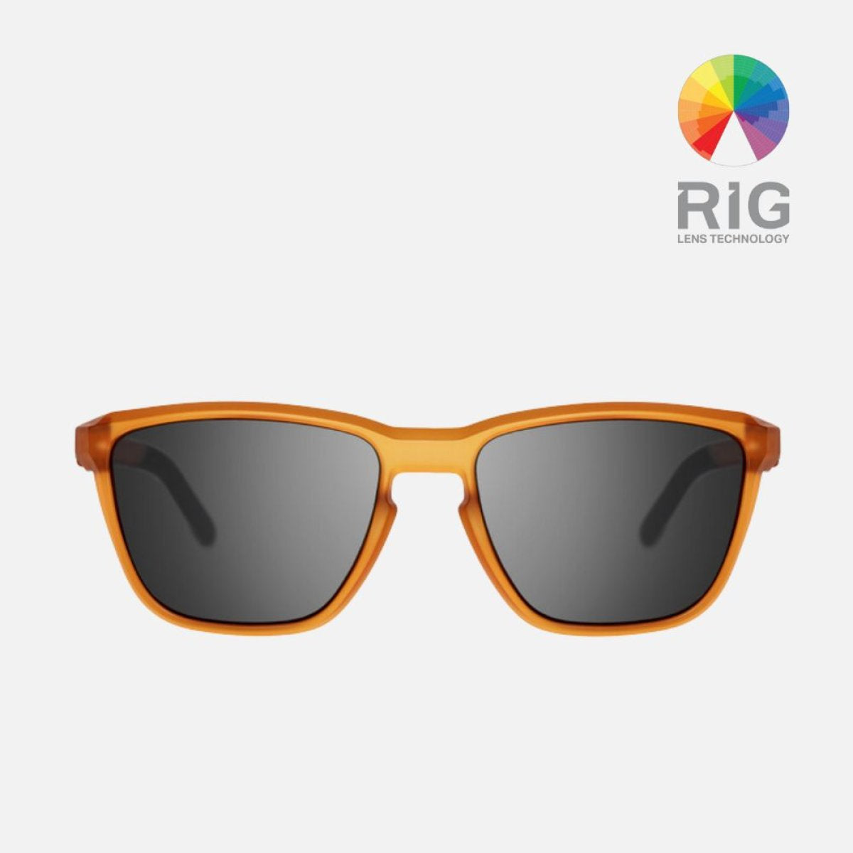 TACHI RIG REFLECT SUNGLASSES - RIG OBSIDIAN / MATTE CRYSTAL OCHRE