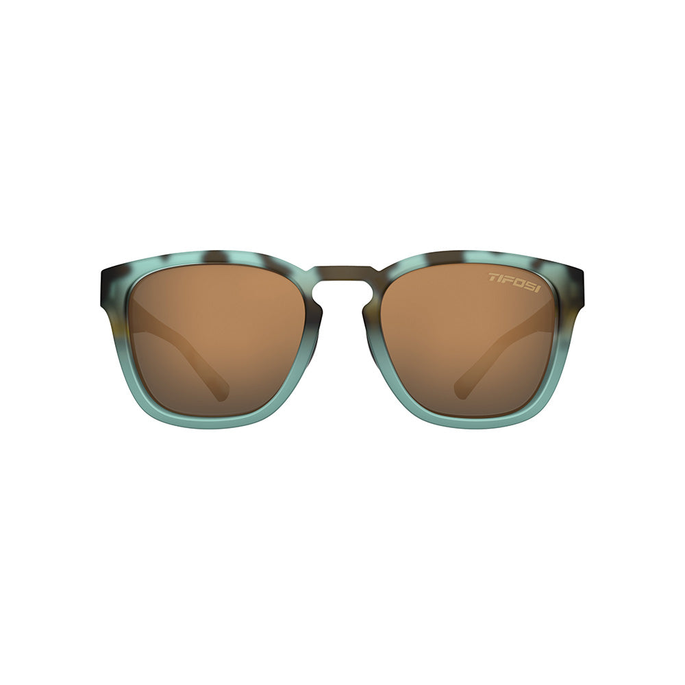 Tifosi Smirk Matte Blue Tortoise, Brown w/ no mirror Lens