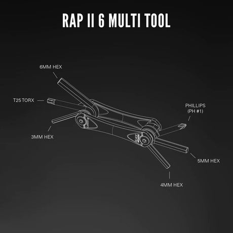 Lezyne Multitool Rap II 6