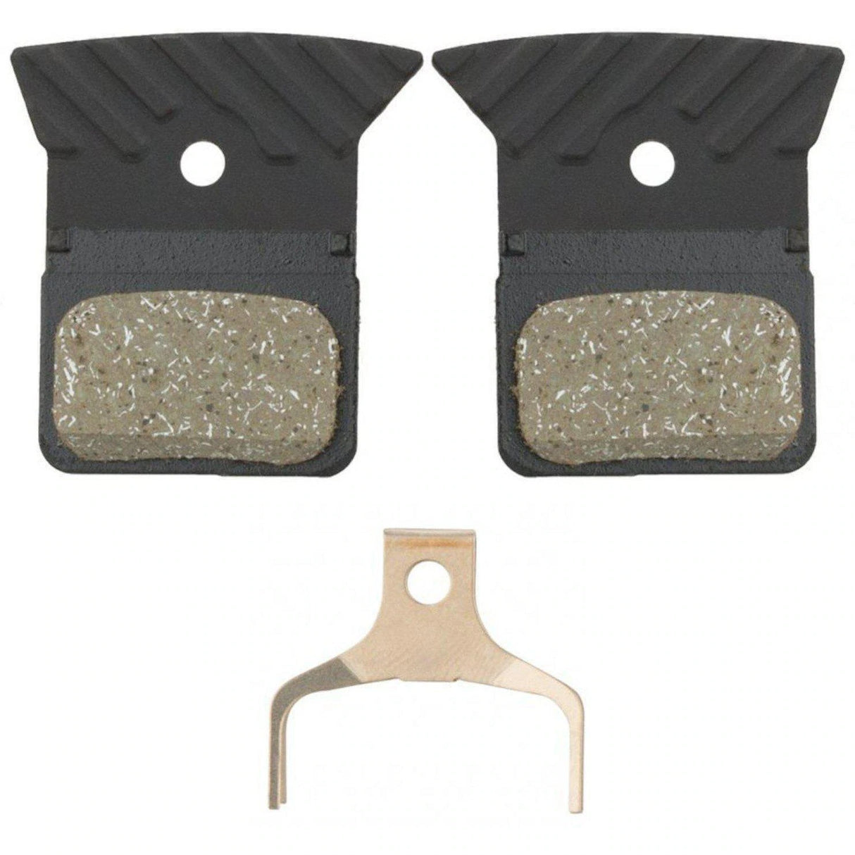 Shimano L05A-RF Resin Pads; Spring Road Disc Brake - Finned *New Compound*