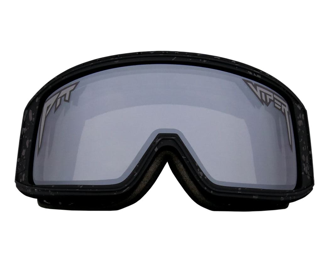 Pit Viper The Blacking Out Goggles Silver Mirror/Light Smoke Low Light Lens