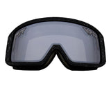 Pit Viper The Blacking Out Goggles Silver Mirror/Light Smoke Low Light Lens