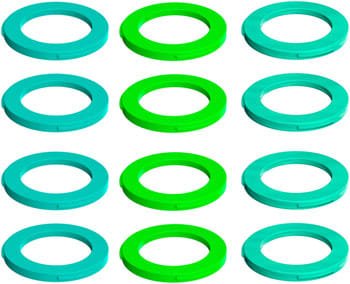 Magura Caliper Cover Kit 4 For MT5/MT7 Metallic Blue, Neon Green & Mint Green