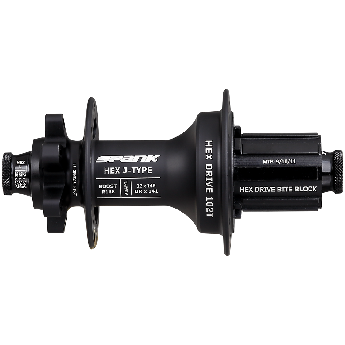 Spank Rear Hex Drive J-Type Hub Boost