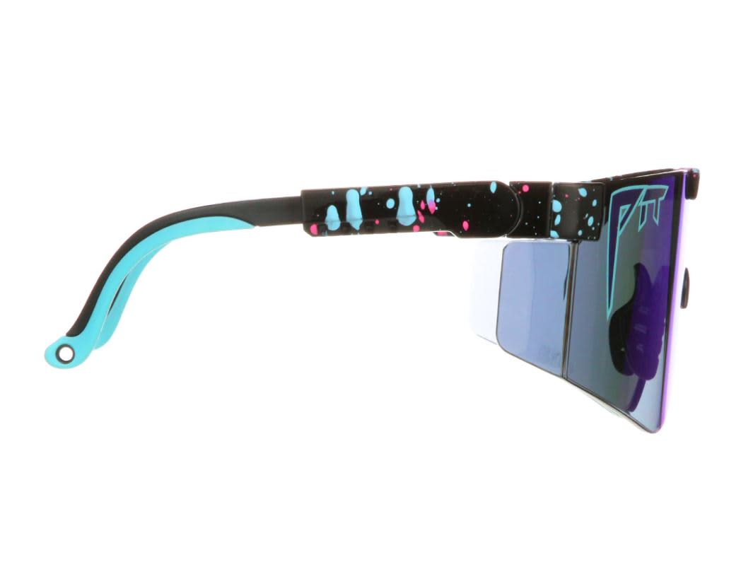 Pit Viper The Hail Sagan 2000's Blue Revo Mirror Z87 Rated Lens Glasses