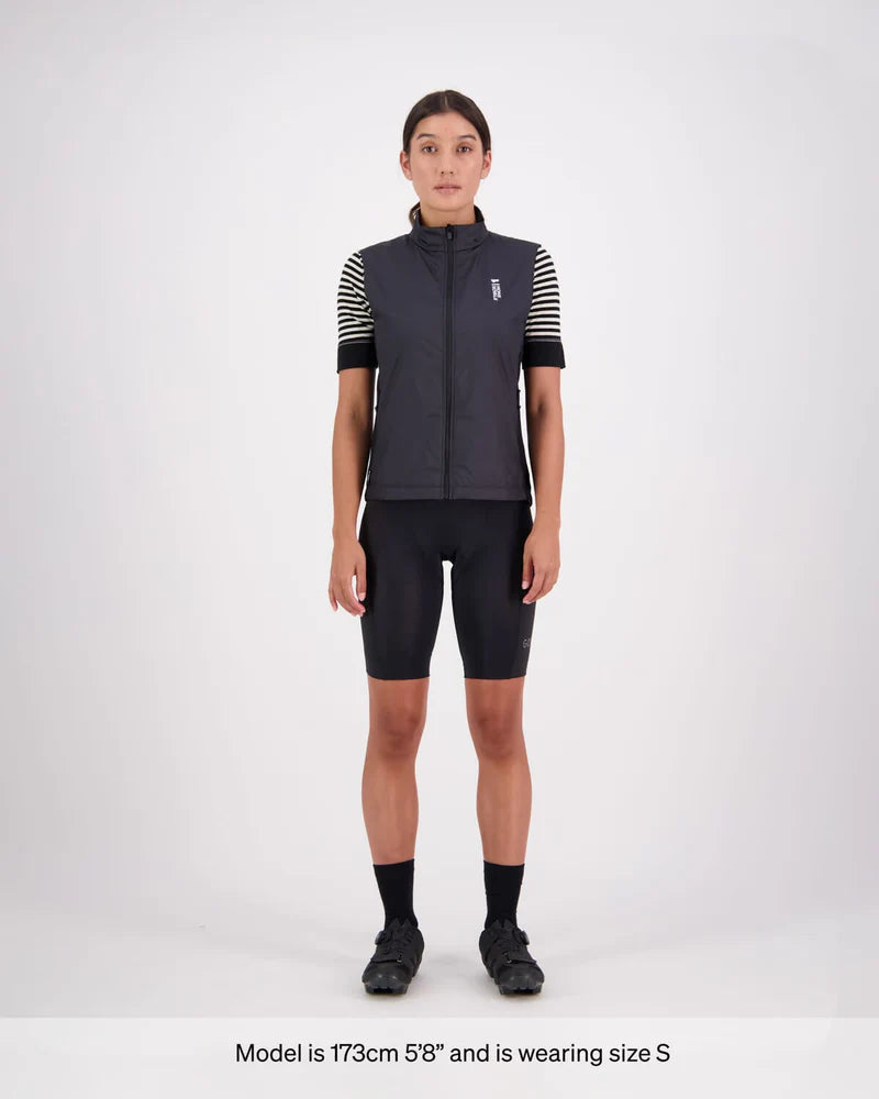 Mons Royale Womens Redwood Wind Vest VLU Black