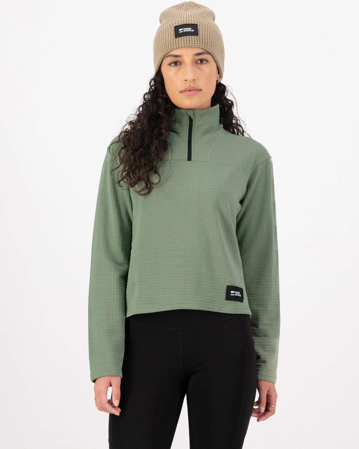 Mons Royale Women's Offgrid Merino Fleece Long Sleeve