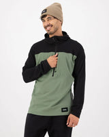 Mons Royale Men's Offgrid 1/2 Zip Merino Fleece Long Sleeve