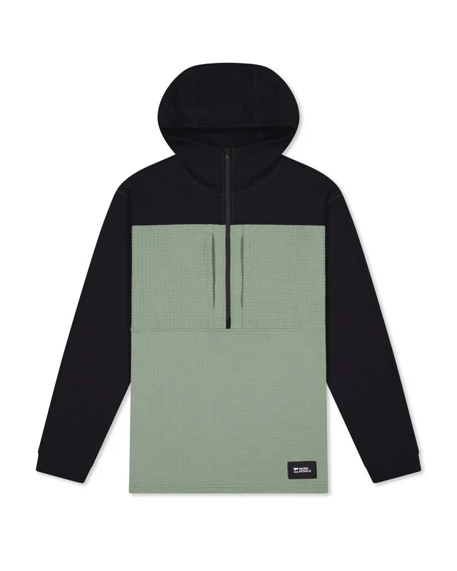 Mons Royale Men's Offgrid 1/2 Zip Merino Fleece Long Sleeve