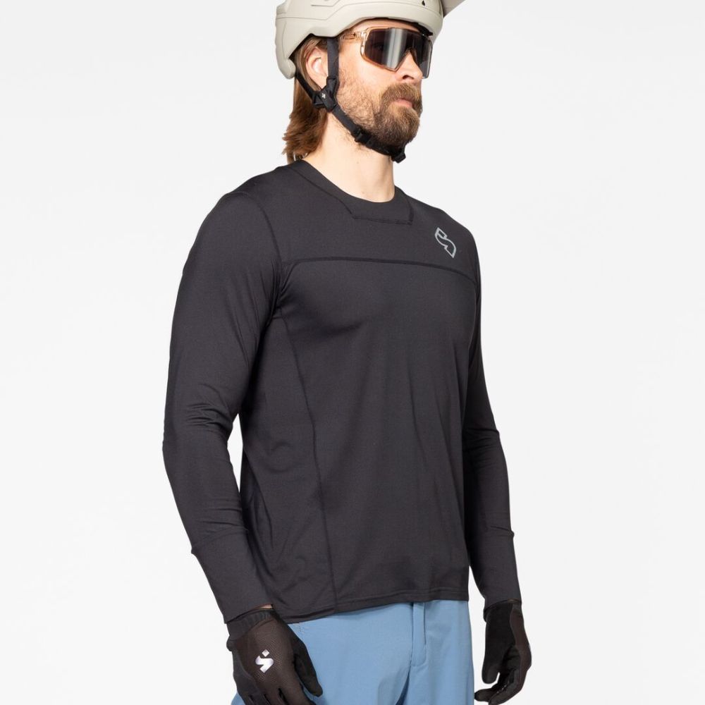 HUNTER MTB LS JERSEY - BLACK