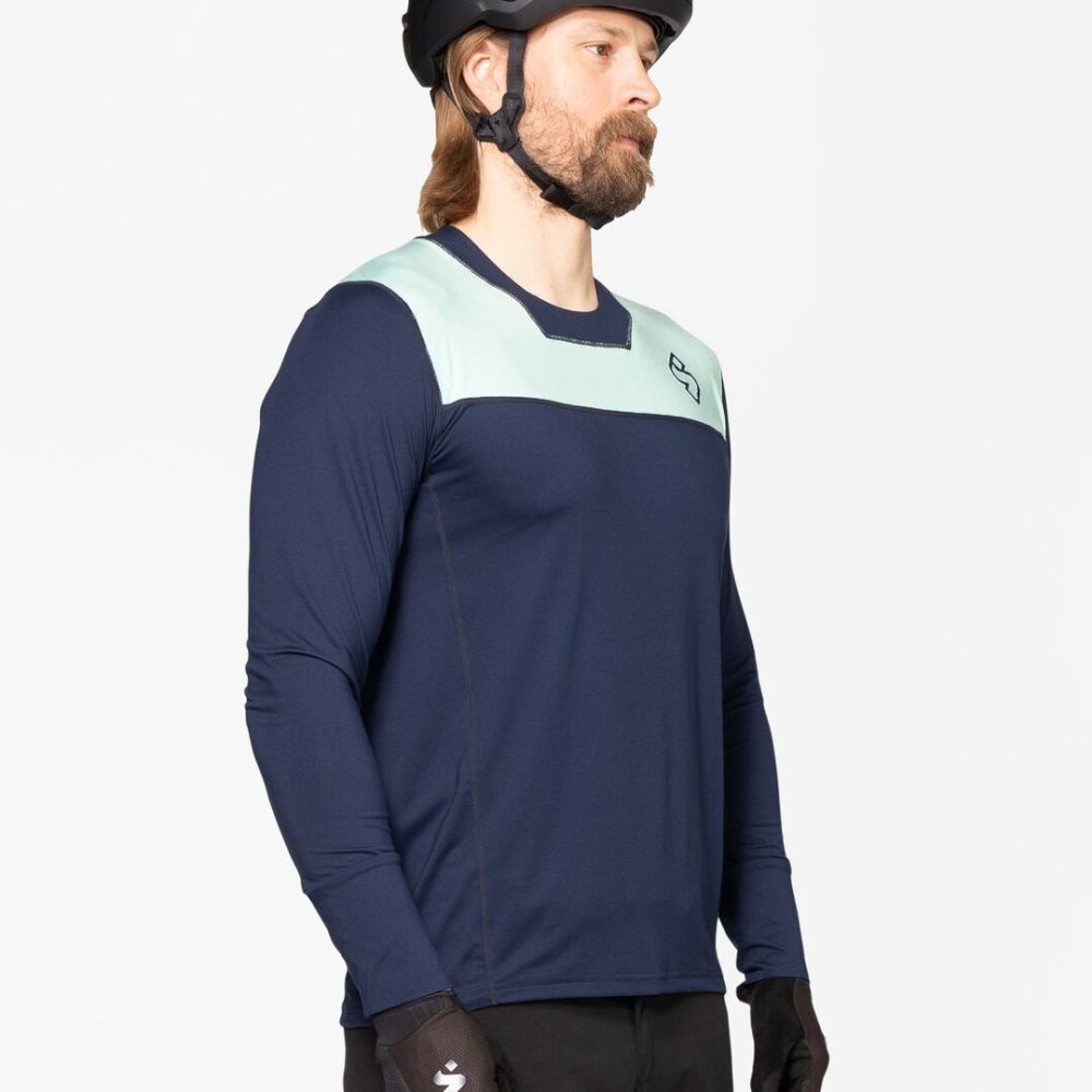 HUNTER MTB LS JERSEY - NAVY BLAZER