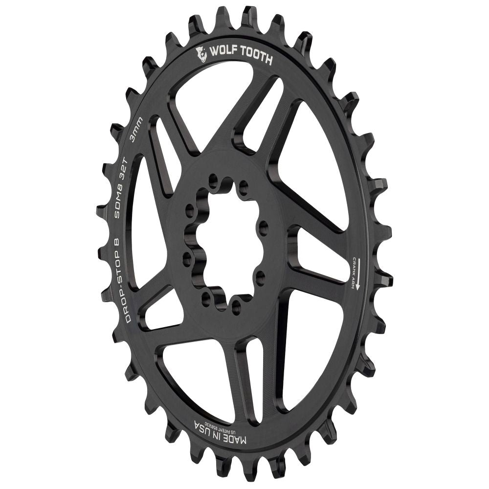 SRAM DM MTB 8-BOLT DROP-STOP B CHAINRING - 0MM OFFSET
