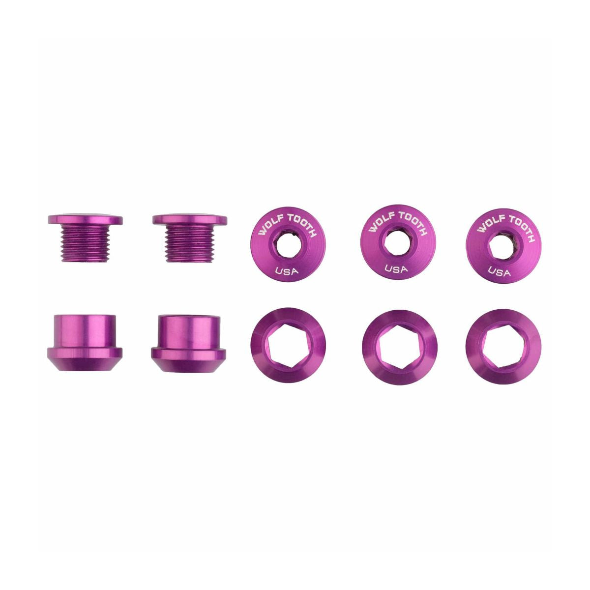 6MM CHAINRING BOLTS FOR 1X - 5PCS