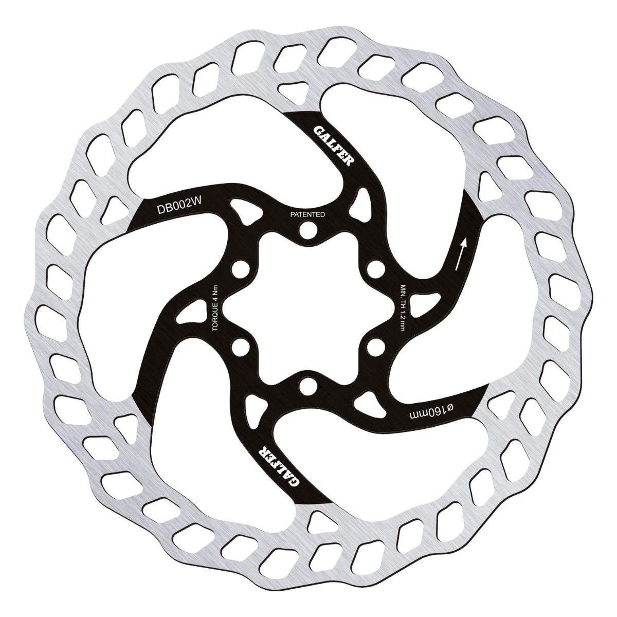 GALFER - MTB WAVE DISC ROTOR - 6-BOLT