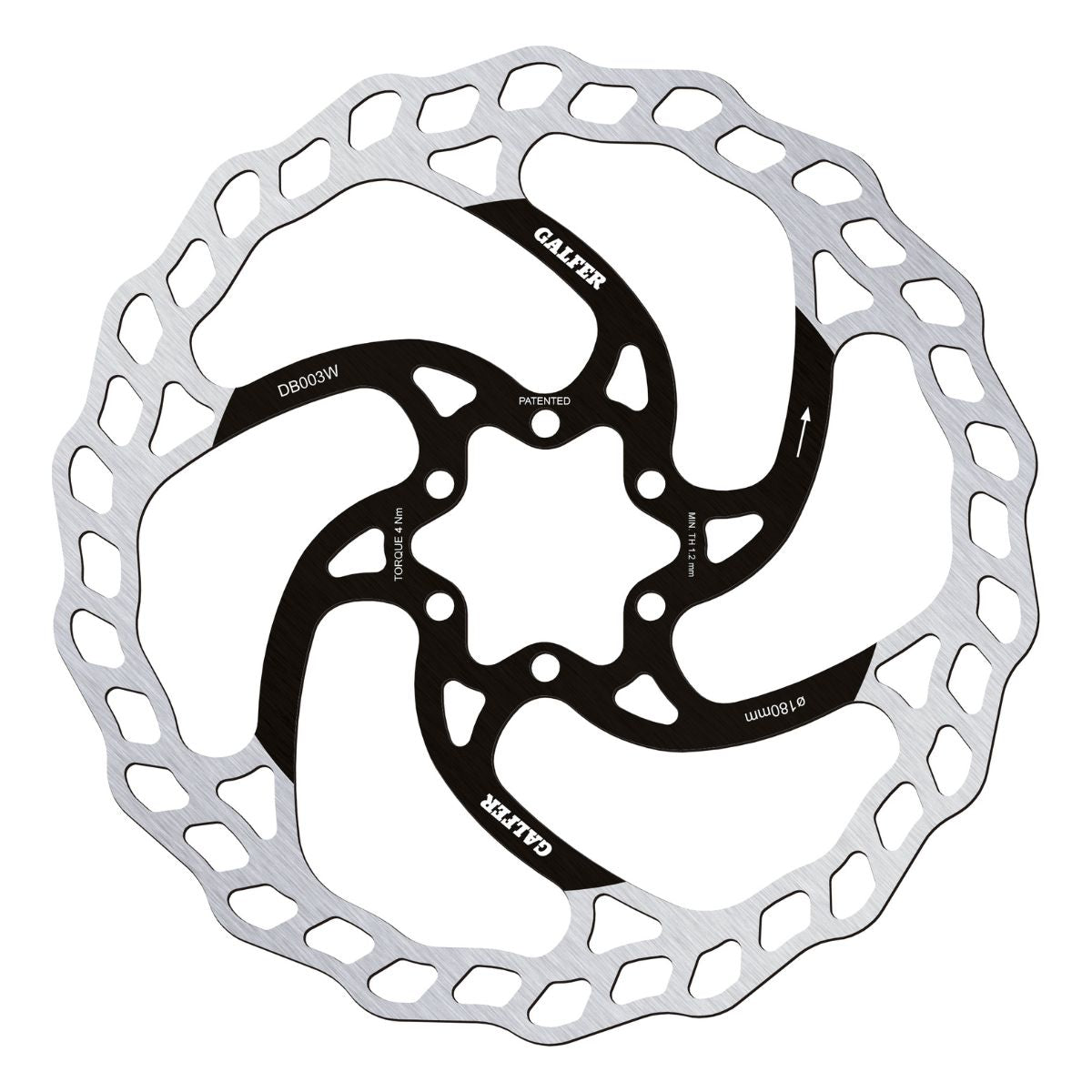 GALFER - MTB WAVE DISC ROTOR - 6-BOLT