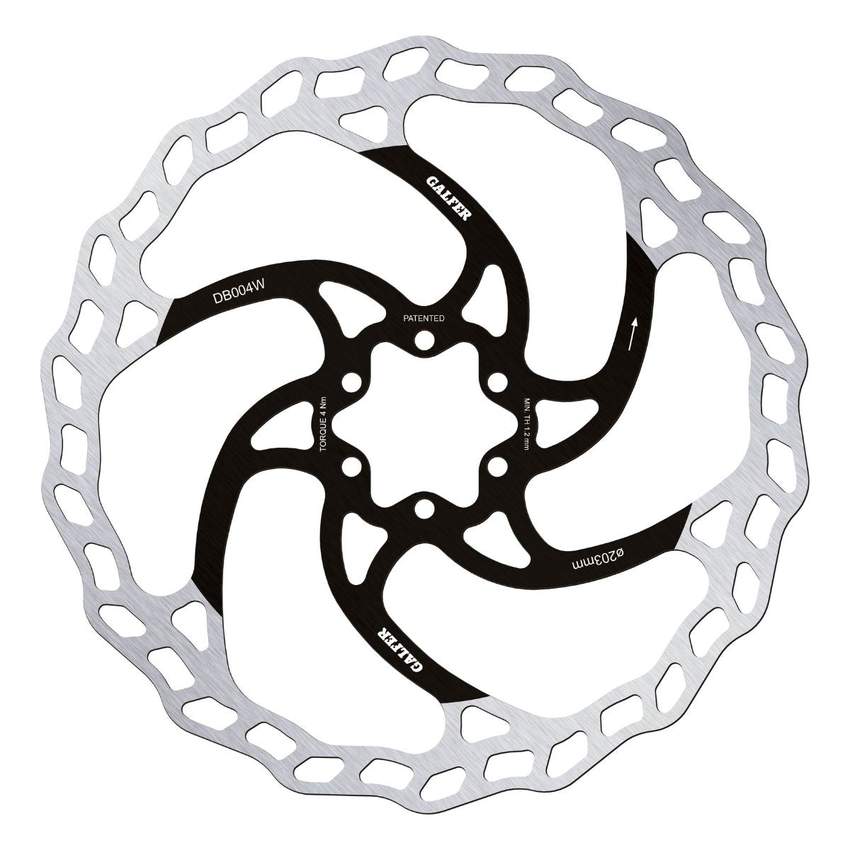 GALFER - MTB WAVE DISC ROTOR - 6-BOLT