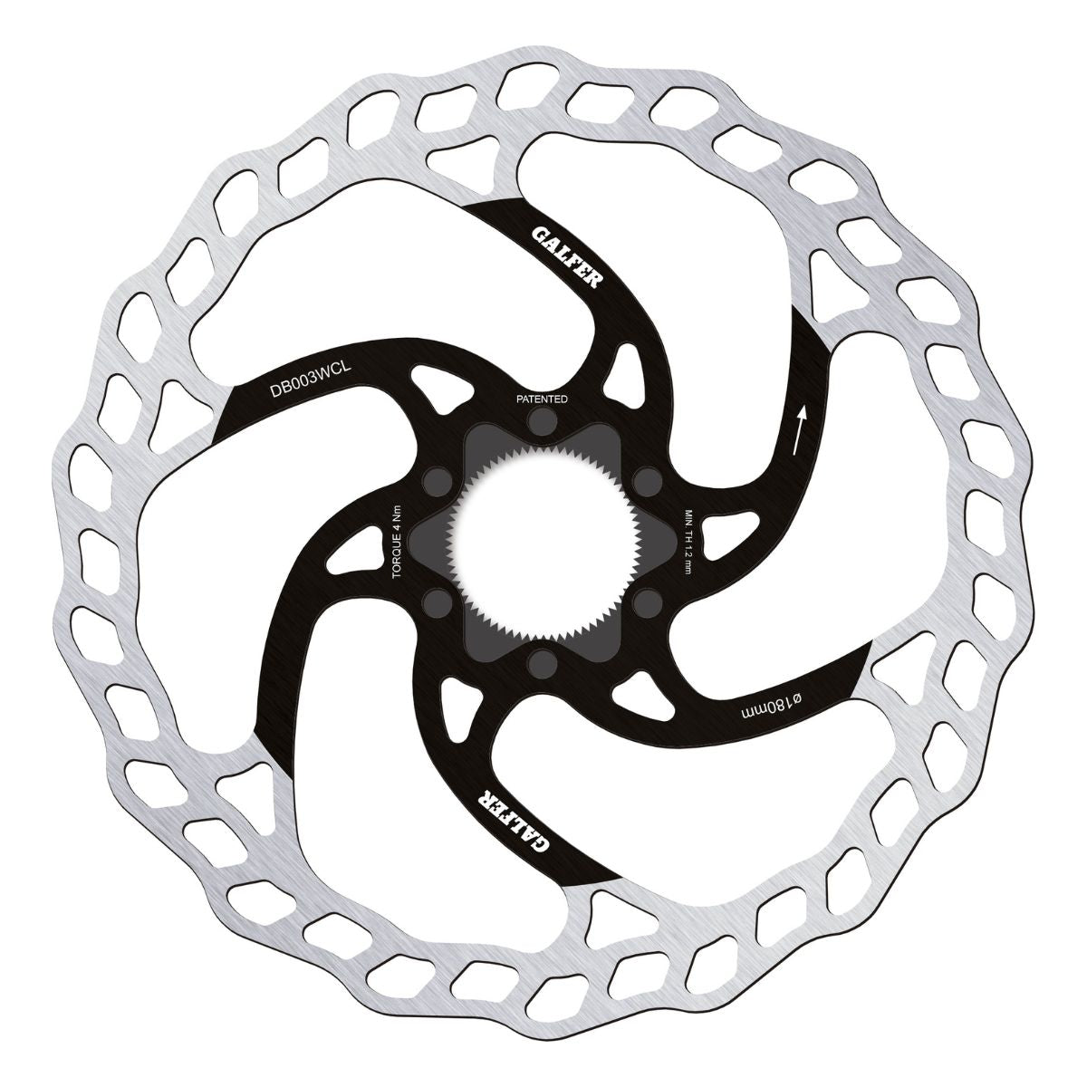 GALFER - MTB WAVE DISC ROTOR - CENTERLOCK