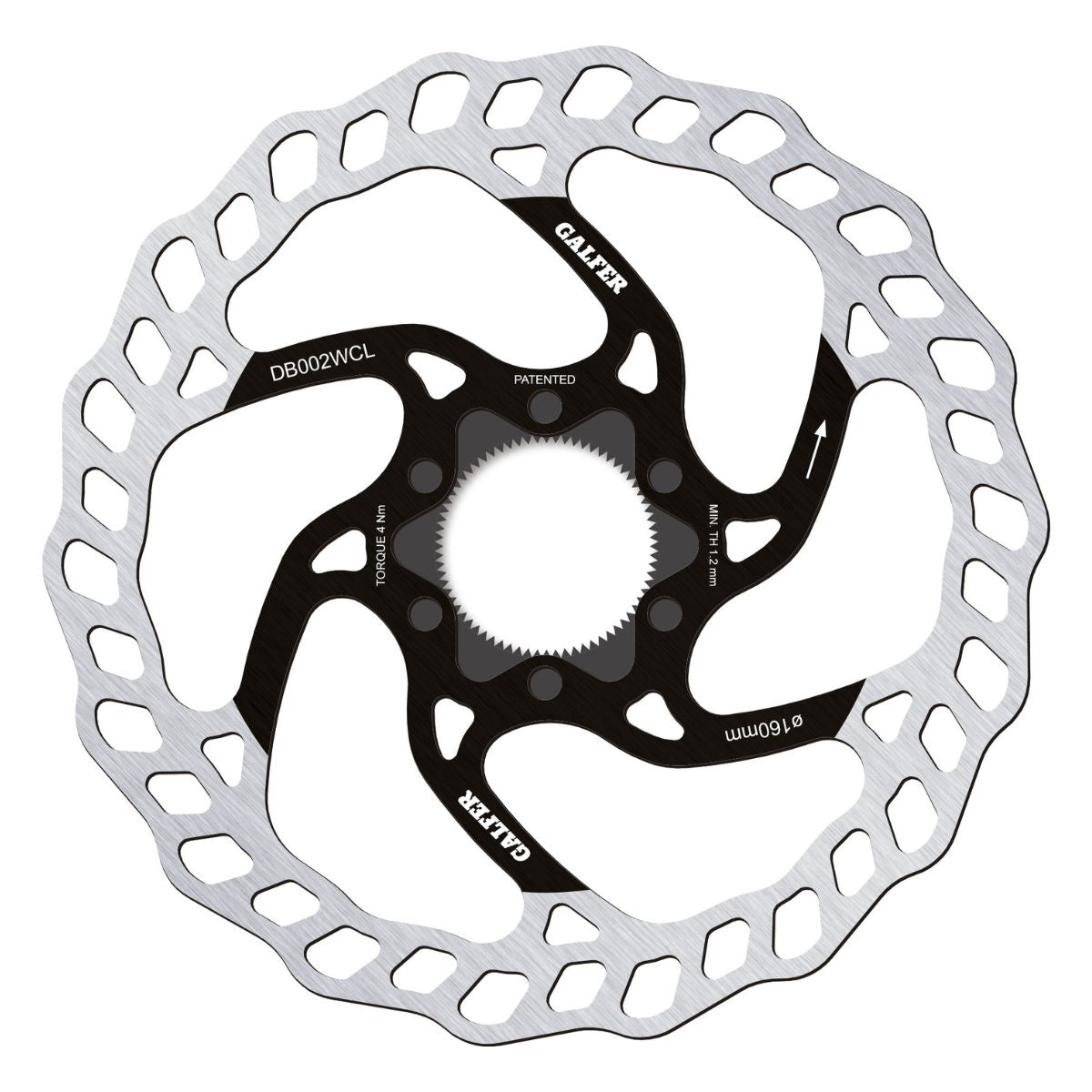 GALFER - MTB WAVE DISC ROTOR - CENTERLOCK