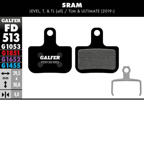 GALFER - BRAKE PADS - SRAM LEVEL