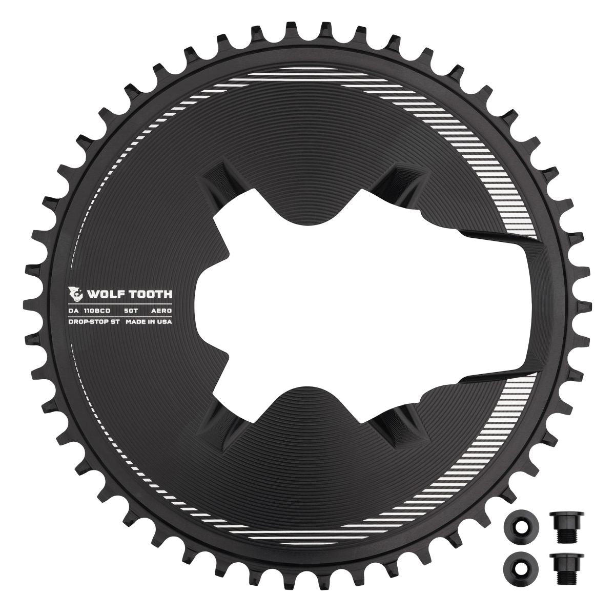 SHIMANO 9200 AERO 1X DROP-STOP CHAINRING - 110 x 4 BCD - SHIMANO HG+