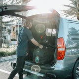 ALBEK - LONG HAUL (CHECKED) BAG - COVERT BLACK