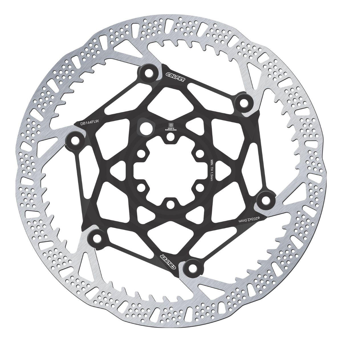 GALFER - MTB SHARK EVO DISC ROTOR - 6-BOLT - 2MM