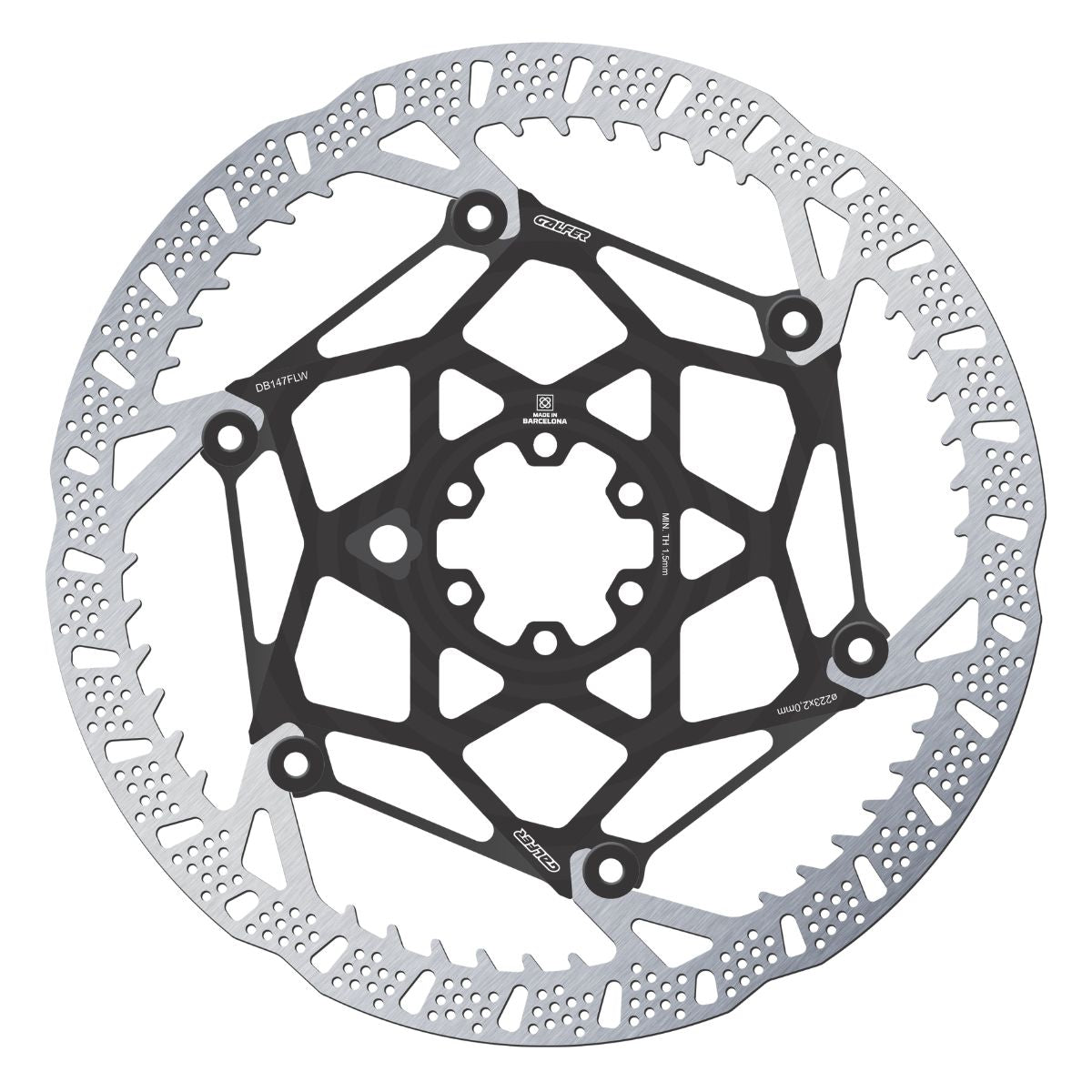 GALFER - MTB SHARK EVO DISC ROTOR - 6-BOLT - 2MM